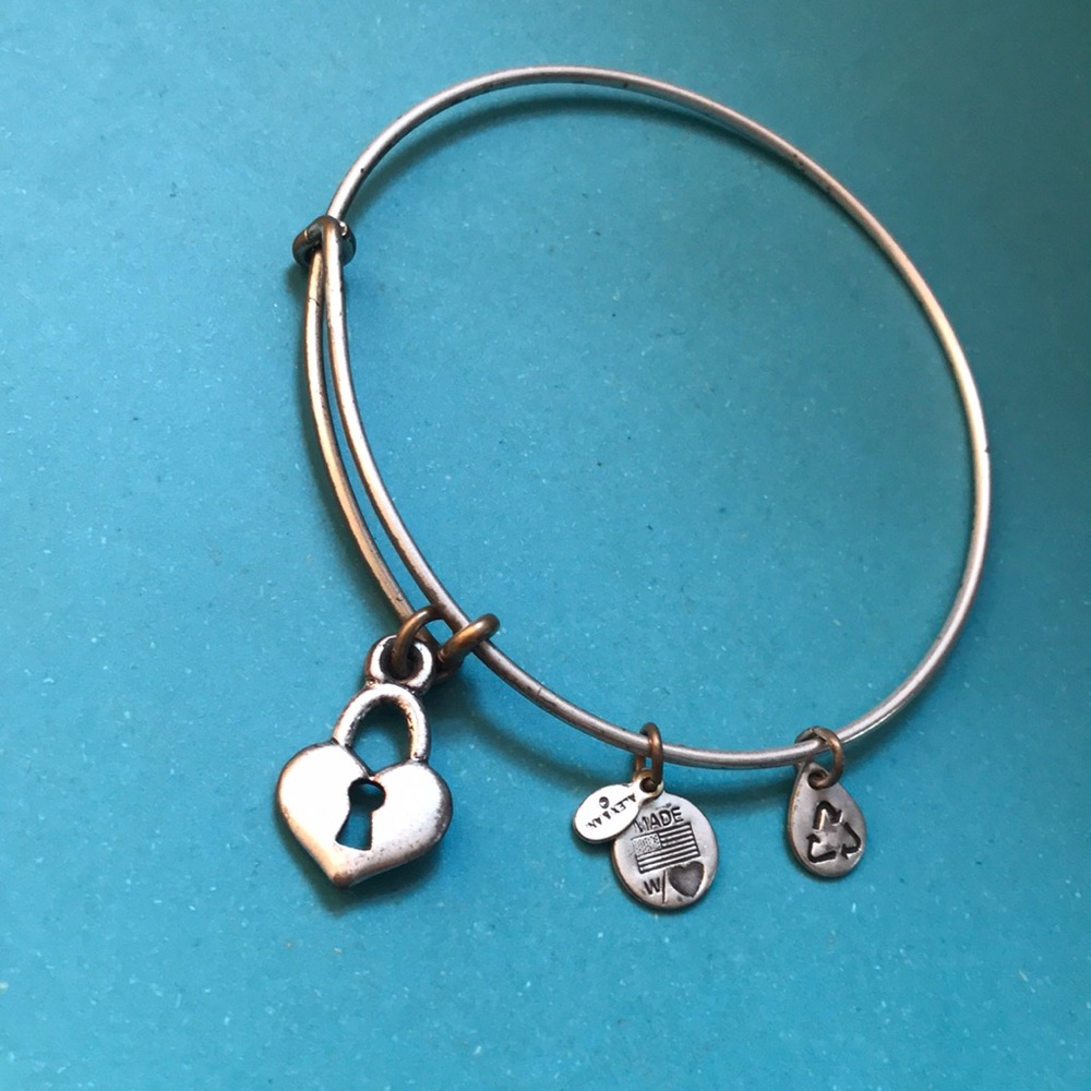 Alex and Ani Heart Lock Bracelet